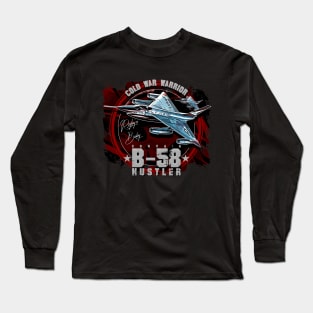 Convair B58 Hustler Fighterjet Vintage Aircraft Long Sleeve T-Shirt